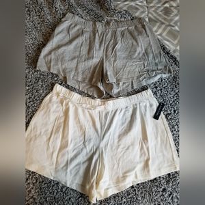 2 pairs womens shorts